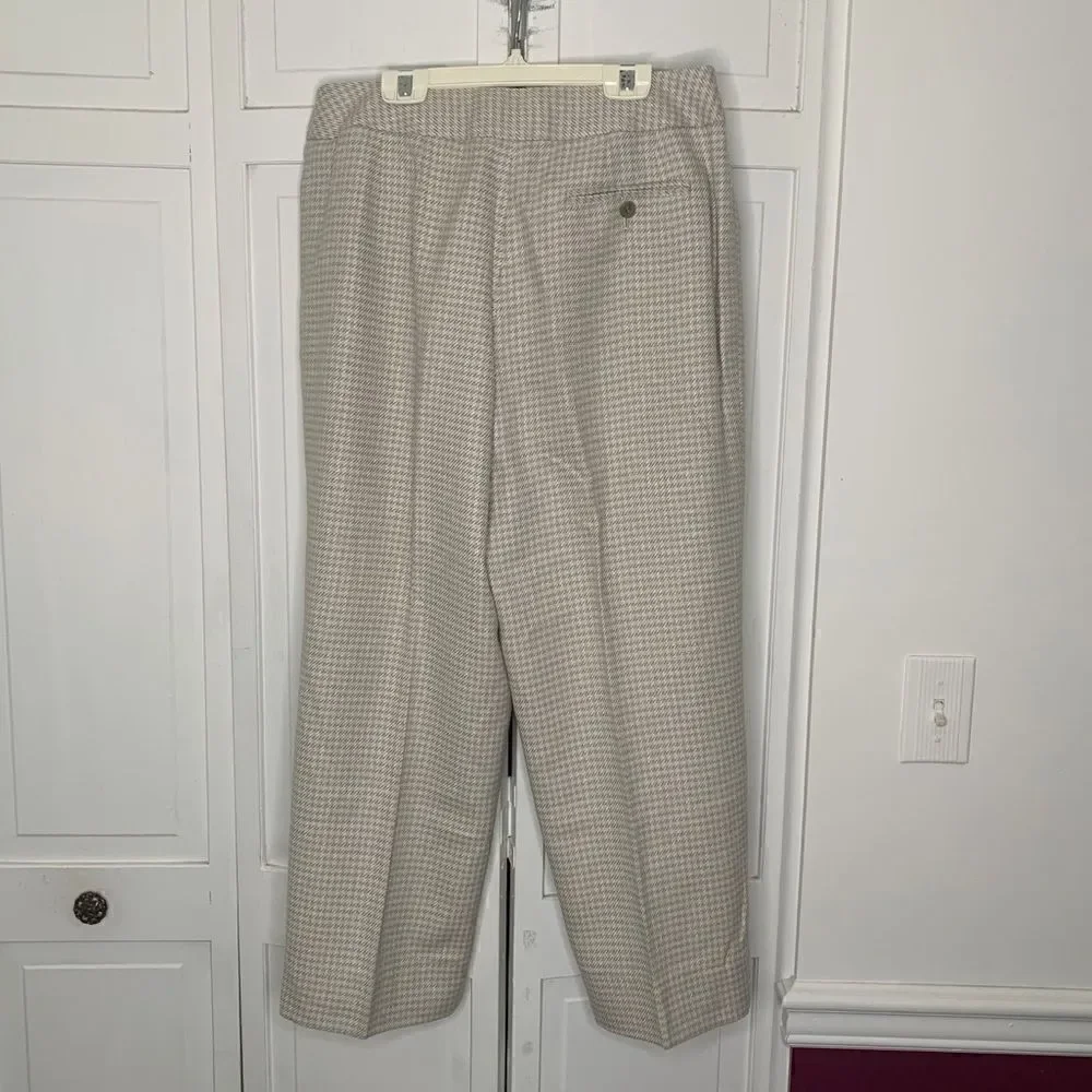 Vintage Talbots Plaid Wool Grandma Pants